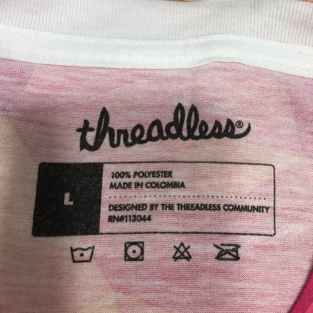 Threadless Mens T-Shirt Large Multi Color Excellent Geometric Polygon Print - Picture 3 of 6